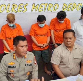 Polres Metro Depok Bekuk Pengedar Uang Palsu Senilai Rp 317 Juta