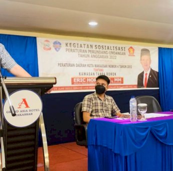 Eric Horas Dorong Kawasan Tanpa Rokok di Makassar Diperbanyak
