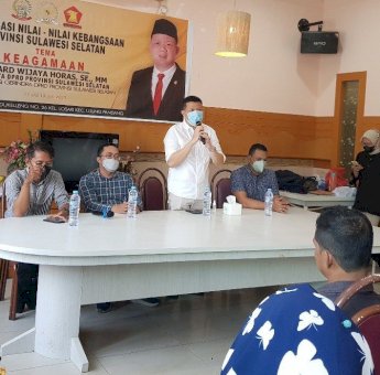Gelar Sosbang, Edward Horas Ajak Warga Pahami Nilai-nilai Keagamaan