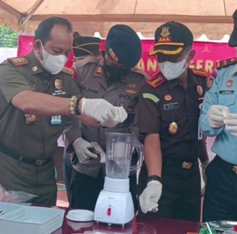 Kejaksaan Parepare Blender 55,6 Gram Sabu