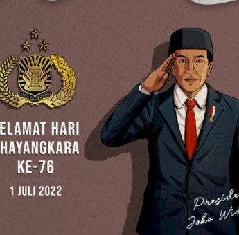 Presiden Jokowi Akan Pimpin Langsung Upacara HUT Bhayangkara ke 76 di Semarang