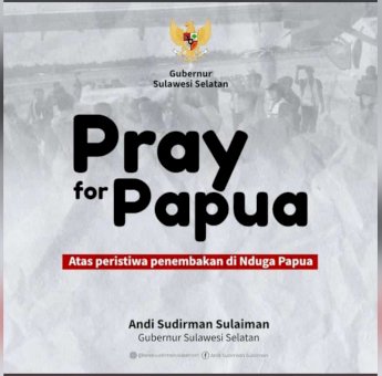 Gubernur Sulsel Andi Sudirman Sampaikan Duka Cita Insiden Penembakan KKB di Papua