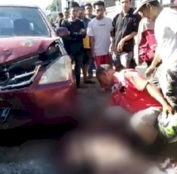 Kecelakaan Maut di Jeneponto, Pria Paruh Baya Tewas di Tempat Usai Tabrakan
