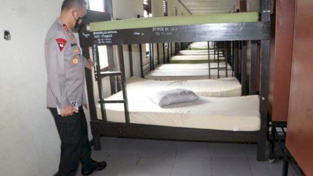 Kapolda Kaltim Irjen Pol Imam Sugianto meninjau Eks SPN Balikpapan. (Istimewa)