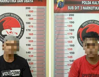 Ditresnarkoba Polda Kaltim Amankan 4,24 Gram Sabu Dari Tangan Kedua Pelaku Ini