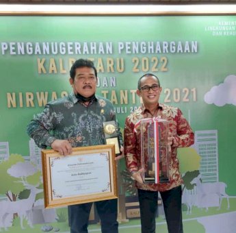 Pemkot Balikpapan Raih Penghargaan Nirwasita Tantra