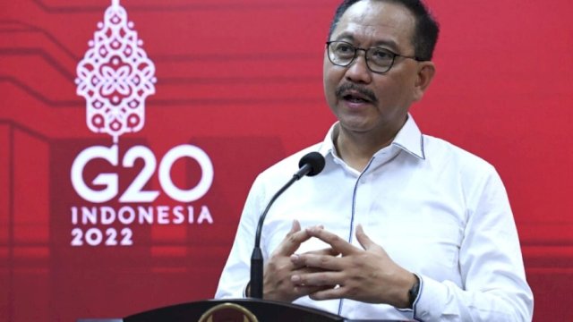 Kepala Badan Otorita Ibu Kota Nusantara, (IKN) Bambang Susantono Saat memberikan keterangan Usai Mengikuti Rapat Terbatas di Istana Merdeka, Jakarta. (Foto:ist)