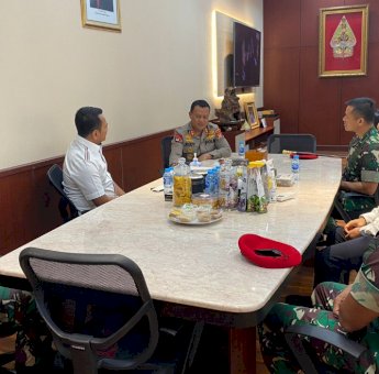 Pererat Sinergitas, Kapolda Banten Terima Kunjungan Group 1 Kopassus