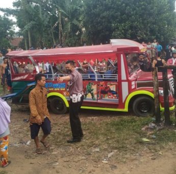 9 Orang Tewas Akibat Kecelakaan Odong-Odong Dengan Kereta Api di Kabupaten Serang