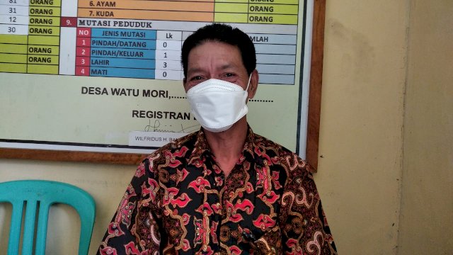 Kades Watu Mori, Manggarai Timur, Kondradus Eku (Foto: Yos Syukur/Republiknews.co.id)