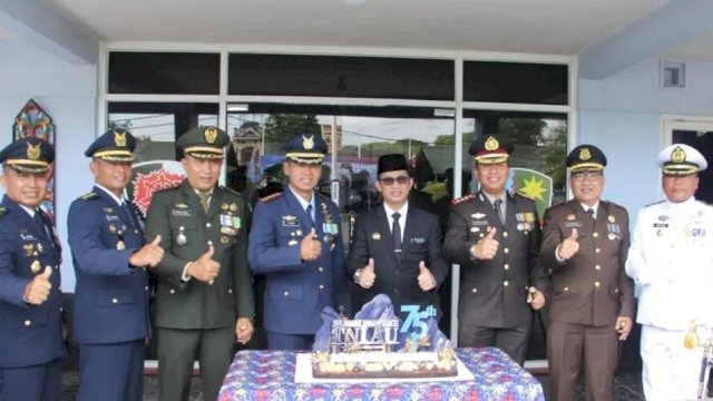 Wali Kota Balikpapan Rahmad Mas’ud, Dandim 0905 Balikpapan Kolonel Inf Faisal Rizal, bersama Kapolres Kombes Pol Thirdy Hadmiarso, Danlanal Balikpapan Kolonel Laut (P) Rasyid Al Hafiz, serta Kajari Balikpapan. (Istimewa)