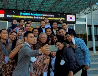Menteri Basuki Temui 25 Pegawai PUPR Peserta Pelatihan Smart City di Korea Selatan