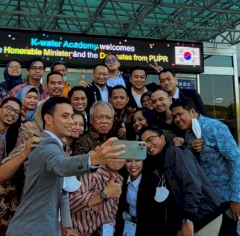 Menteri Basuki Temui 25 Pegawai PUPR Peserta Pelatihan Smart City di Korea Selatan