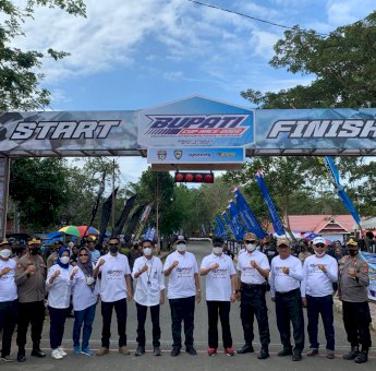 Ratusan Pembalap Bersaing di 15 Kelas di Bupati Cup Road Race, Amran Mahmud: Junjung Tinggi Sportivitas