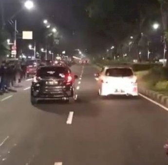 Balap Liar di Senayan, Polisi Amankan Tiga Pengemudi