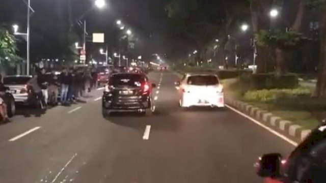 Ilustrasi Balapan Liar Mobil. (Istimewa)