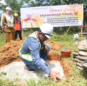 Muhammad Fauzi Hadirkan Rumah Susun Senilai Rp6,4 Miliar Untuk ASN Di Luwu Utara