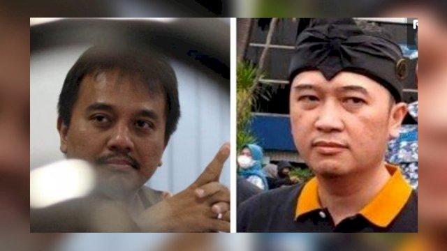 Roy Suryo (kiri) Dilaporkan Kevin Wu Ketua Dharmapala Nusantara Atas Dugaan Kasus Ujaran Kebencian (Istimewa)