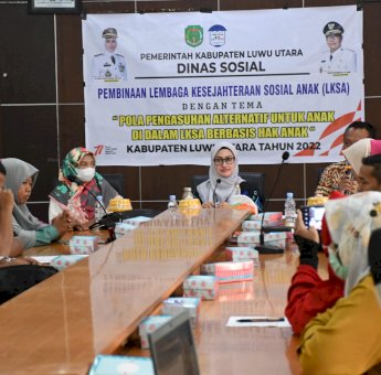 Pemda Lutra Bermitra dengan LKSA, Bupati Indah : Kita Penuhi Kebutuhan Kasih Sayang Anak