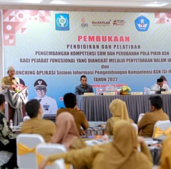 BKPSDM Soppeng Gelar Pelatihan Dan Launching Aplikasi Si Impian ASN