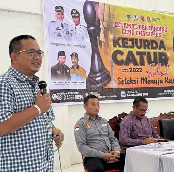 Buka Kejurprov Catur Sulsel Muhammad Fauzi Janjikan Bonus Untuk Atlet Berprestasi di Kejurnas