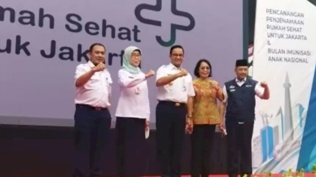 Secara Resmi Gubernur DKI Jakarta Anies Baswedan (tengah), merubah mama RSUD di Wilayah DKI Jakarta menjadi Rumah Sehat, Rabu (03/08/2022). (Foto: Istimewa)