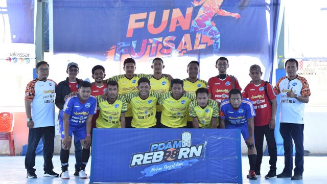 Tim Futsal PDAM Kota Makassar.