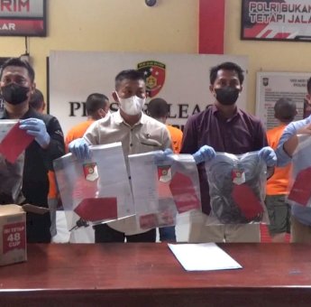 Satreskrim Polres Takalar Tangkap 5 Pelaku Pencuri Kerbau