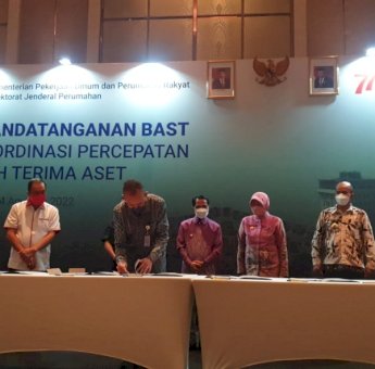 Kementerian PUPR Serahkan Aset Perumahan ke Pemda Senilai Rp 68 Miliar
