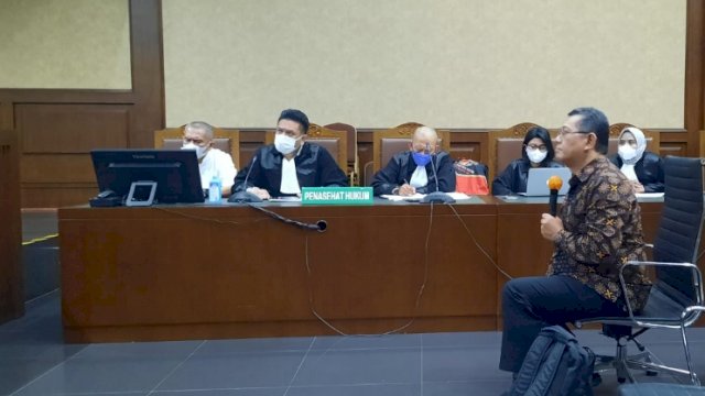 Ahli Asuransi Anas Luthfi, dihadirkan sebagai saksi saat Sidang Kasus Korupsi Askrindo. (Foto: Istimewa)