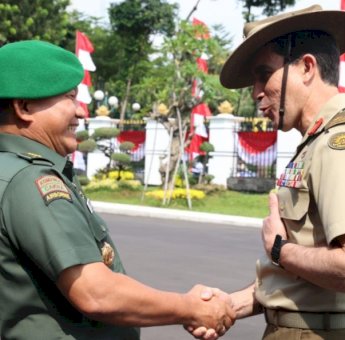 Jenderal Dudung Terima Kunjungan Kehormatan Kepala Staf AD Australia