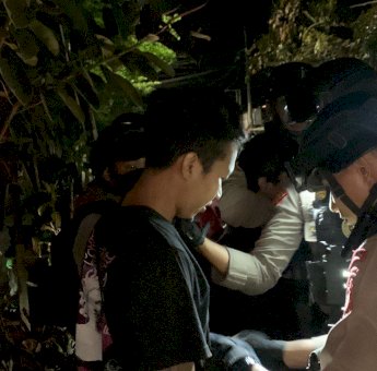 Tim Thunder Presisi Bekuk Dua Pemuda Membawa Sabu di Jalan Dangkot Makassar