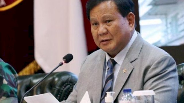 Menteri Pertahanan RI, Prabowo Subianto. (Istimewa)