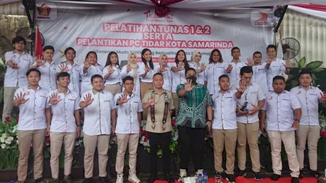 PC Tidar Kota Samarinda saat dilantik, Sabtu (06/08/2022). (Istimewa)
