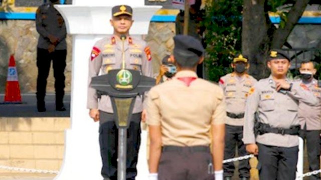 Wakapolda Metro Jaya Brigjen pol Hendro Pandowo Pimpin Apel Saka Bhayangkara (Istimewa)