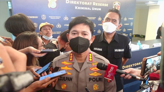 Kabid Humas Polda Metro Jaya, Kombes Endra Zulpan memberi keterangan Pers (Foto:Wahyu Widodo republiknews.co.id)