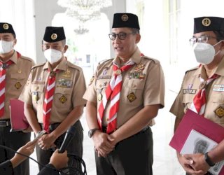 Presiden Jokowi Terima Kunjungan Kwarnas Gerakan Pramuka