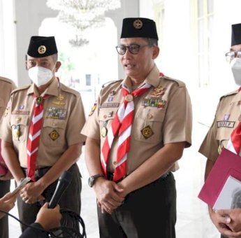 Presiden Jokowi Terima Kunjungan Kwarnas Gerakan Pramuka