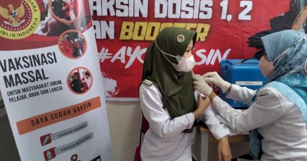 Masyarakat Makassar Antusias Ikut Vaksinasi BINDA Sulsel