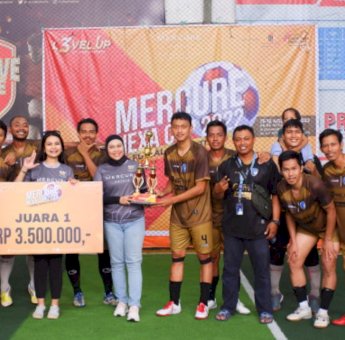 Ikut Mercure Nexa Cup 2022, Pelindo FC Raih Juara Pertama