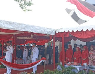 Upacara HUT Kemerdekaan RI ke-77 Tahun di Kabupaten Gowa Berlangsung Khidmat