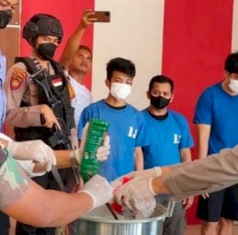 3 Kilogram Sabu dan 943 Butir Ekstasi Dimusnahkan Polres Lamandau