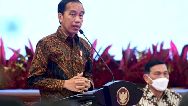 Presiden Jokowi membuka Rapat Koordinasi Nasional Pengendalian Inflasi Tahun 2022 di Istana Negara, Jakarta, Kamis (18/08/2022). (Ist)