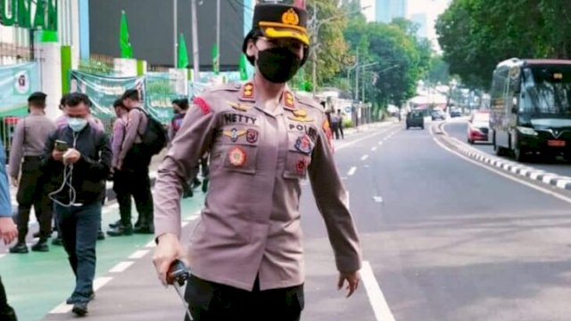 Kapolres Menteng AKBP Netty. (Ist)
