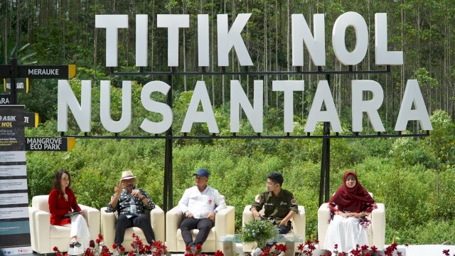 Bincang Asik di Titik Nol dengan tema IKN dan Indonesia Emas 2045 Transformasi dan Inovasi dalam Konteks Kemerdekaan.(Istimewa)