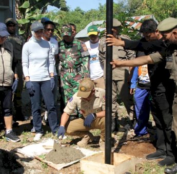 Tindaklanjuti Instruksi Wali Kota Makassar, Beni Iskandar Pasang Papan Bicara Amankan Aset Milik PDAM
