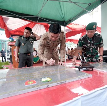 Pemkab Gowa Bagun Kantor Koramil Bontonompo Lebih Megah Usai Direlokasi