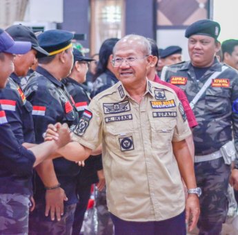 Bupati Iksan Iskandar Lantik Pengurus Komando Inti Pengawal Jeneponto