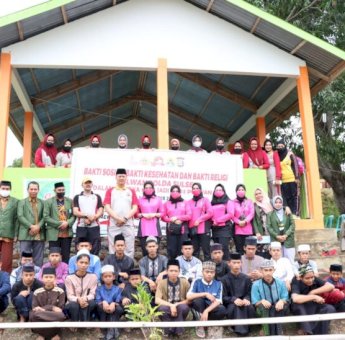 Sambut HUT Polwan ke 74, Polres Soppeng Dengan Baksos di Ponpes Darunnaiem