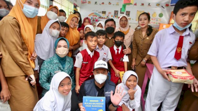 Pelaksanaan program BIAN di Kabupaten Gowa, Sulawesi Selatan yang berlangsung di SDN Bontokamase, Jalan Andi Tonro, Sungguminasa, Mei 2022 lalu. (Istimewa)